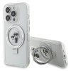 Karl Lagerfeld KLHMP15LHMRSKCH iPhone 15 Pro  6.1 biały/white hardcase Ring Stand Karl&Choupettte MagSafe